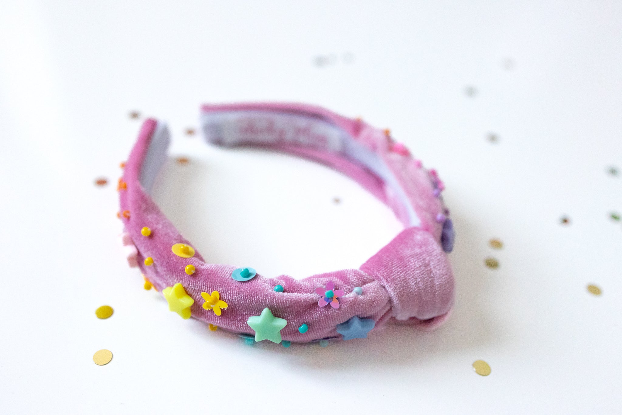 Beaded Headband - Happy Hues