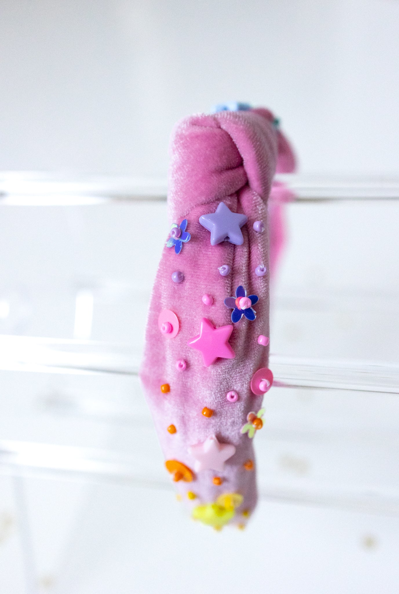 Beaded Headband - Happy Hues