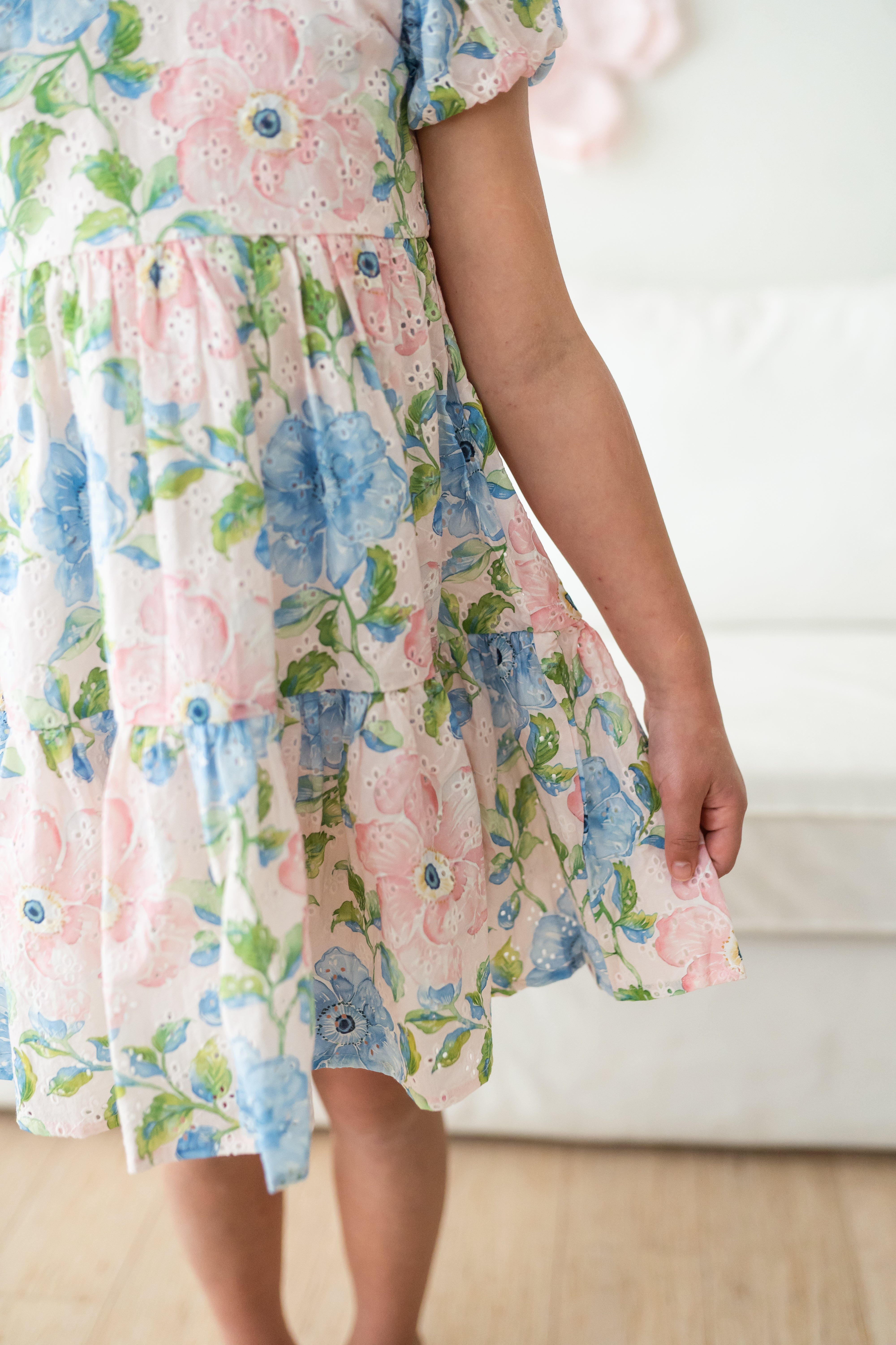 Eyelet Dress - Vintage Floral