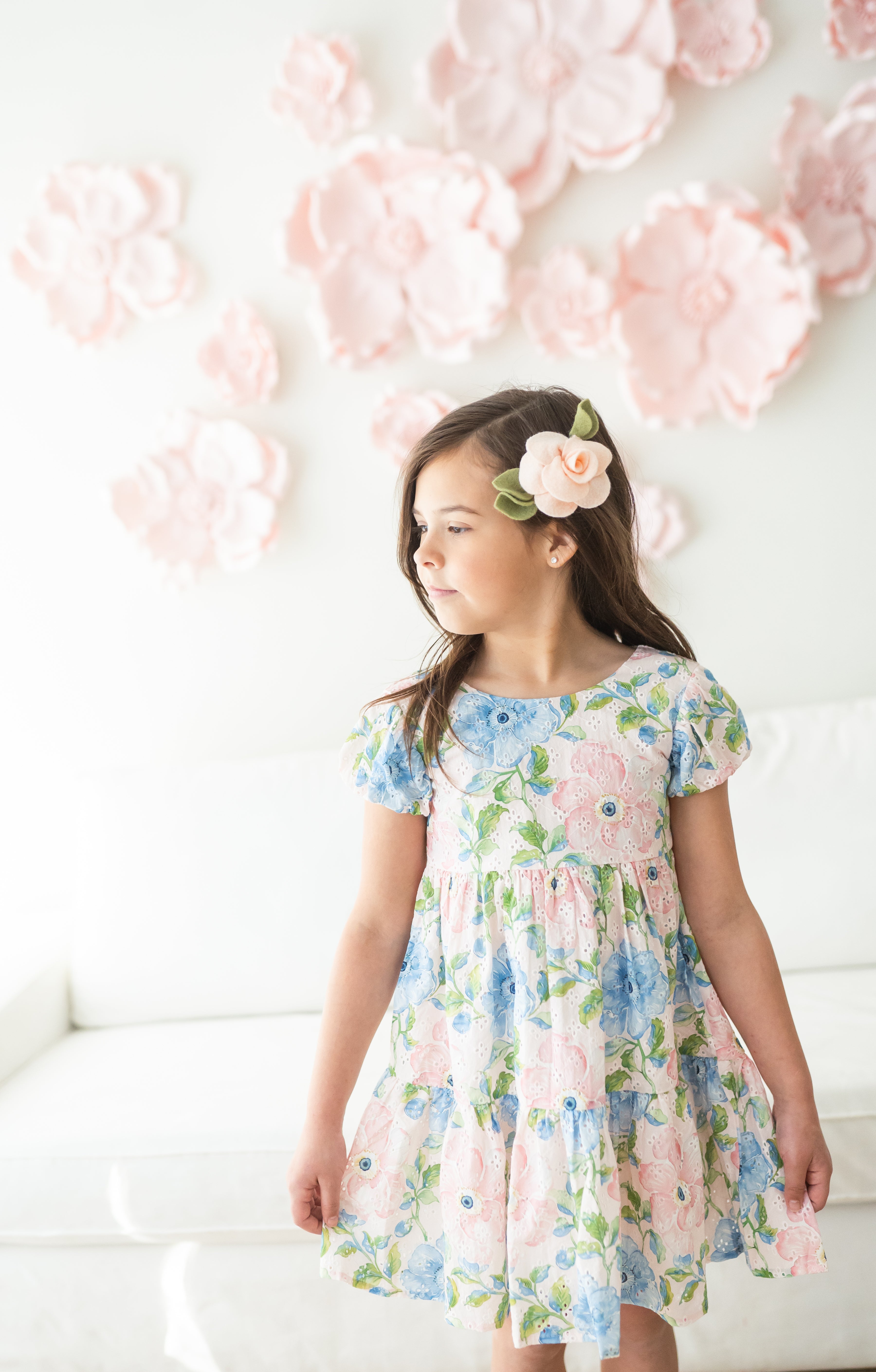 Eyelet Dress - Vintage Floral