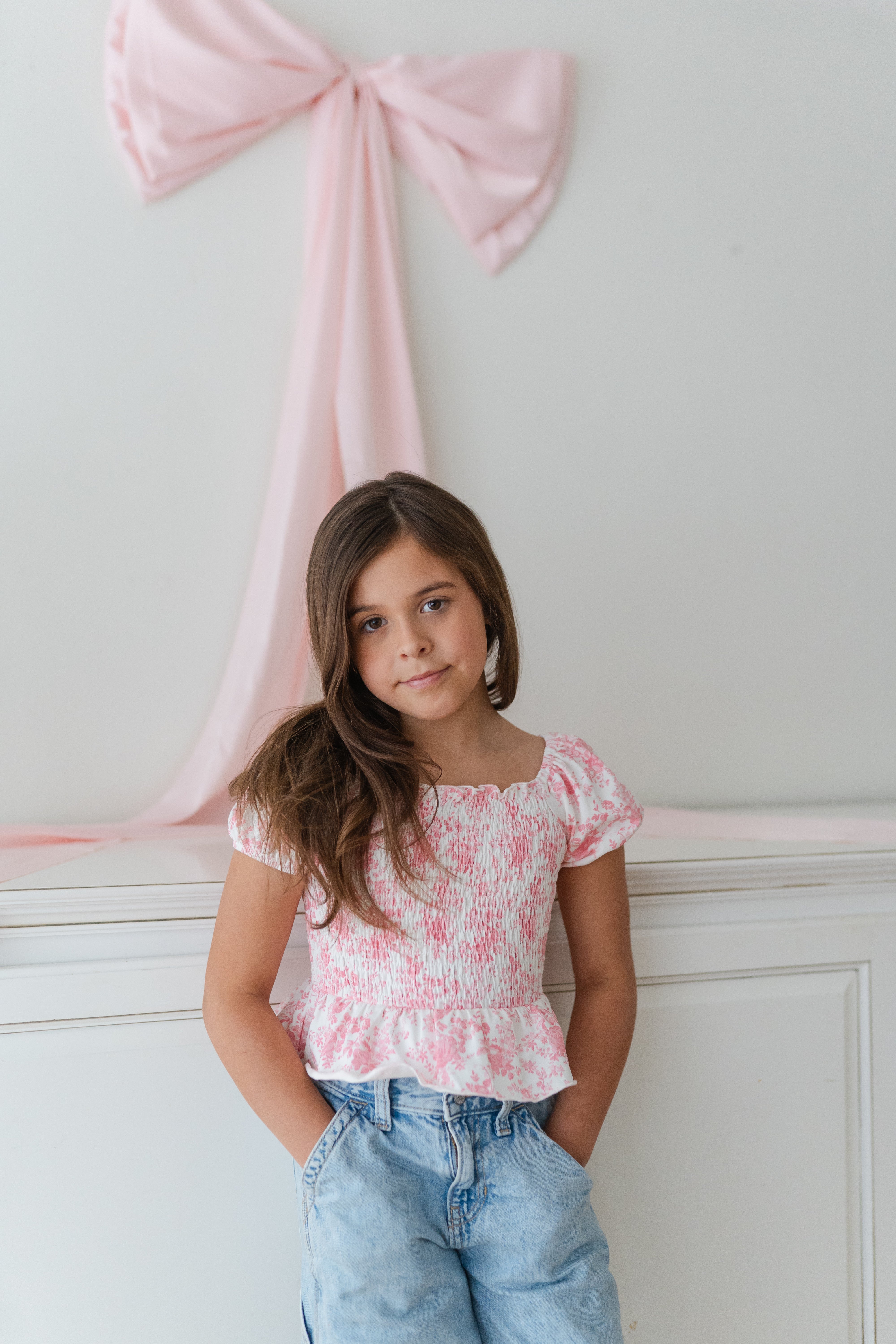 Peplum Top - Toile de Rose (Pre-Order)