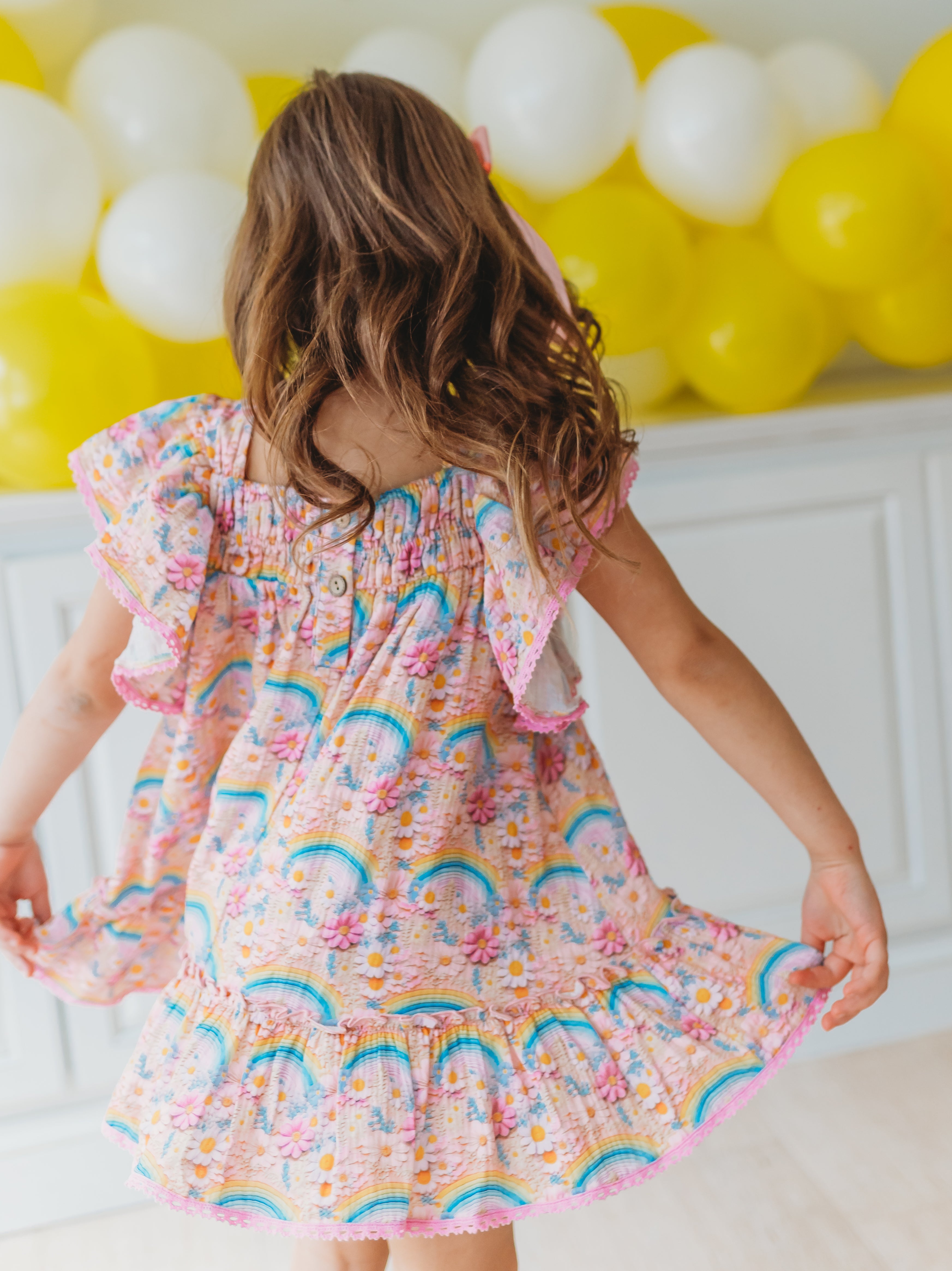 Nora Dress - Chasing Rainbows (Final Sale)