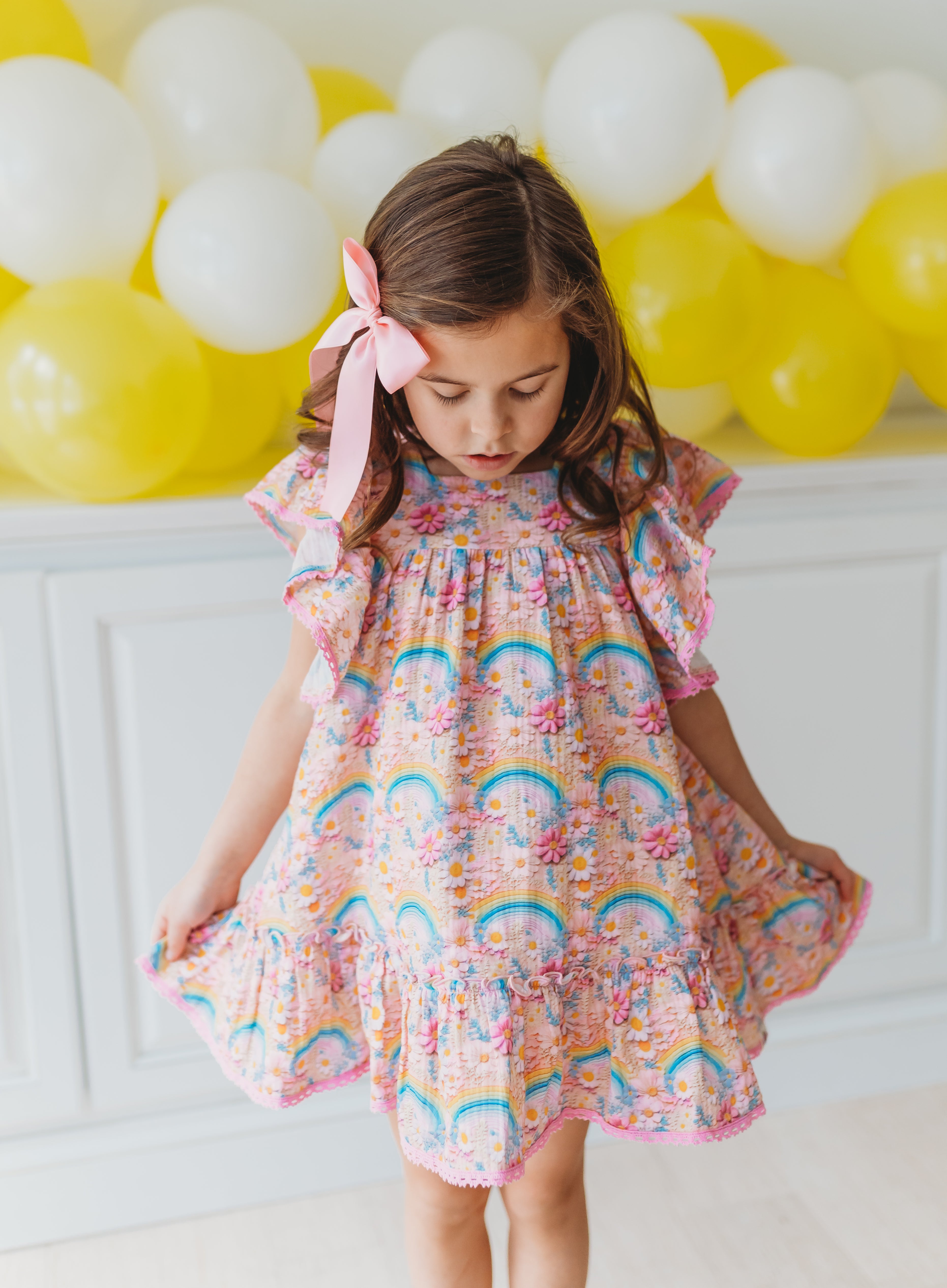 Nora Dress - Chasing Rainbows (Final Sale)