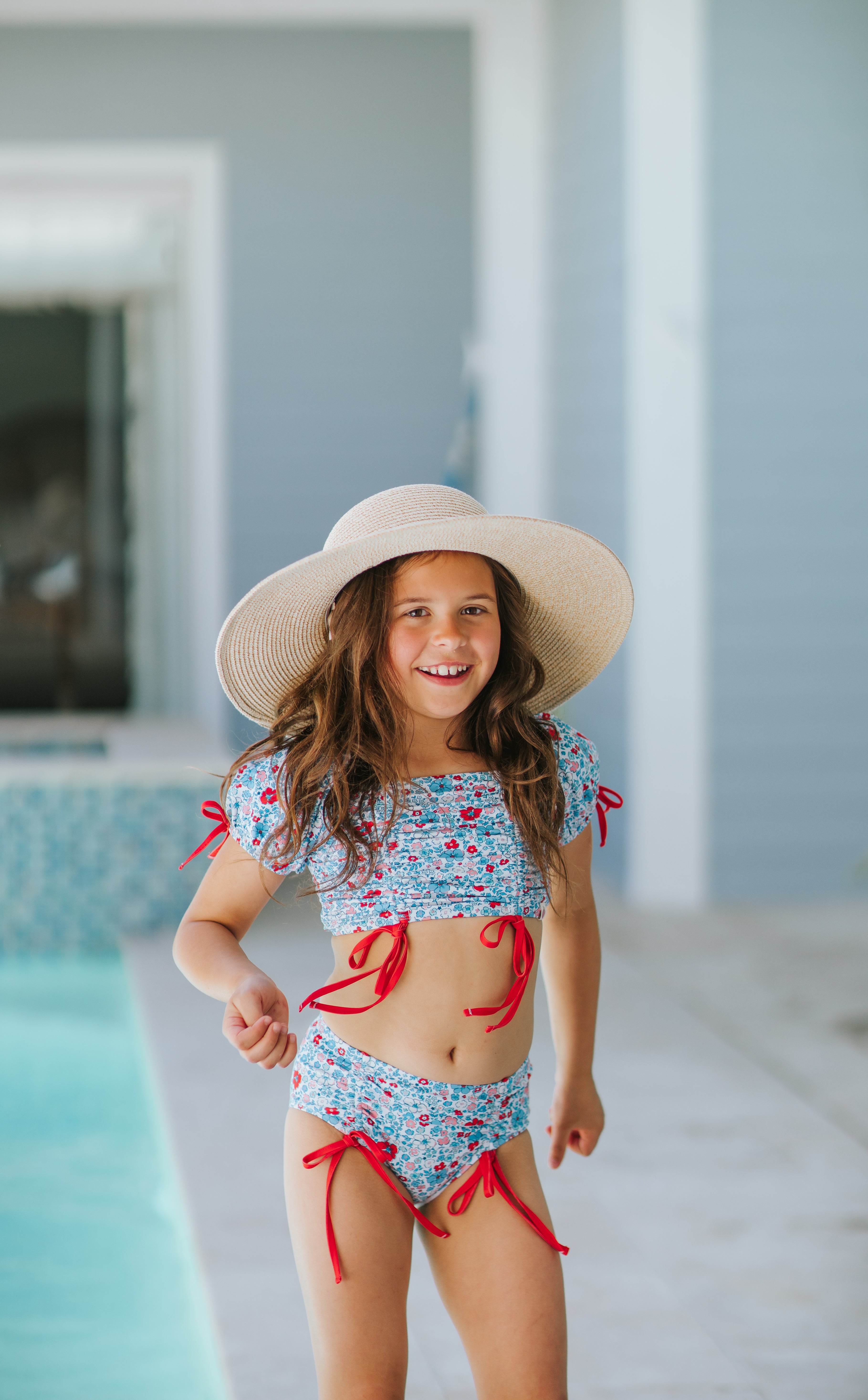 Olivia Swimsuit - American Blossom