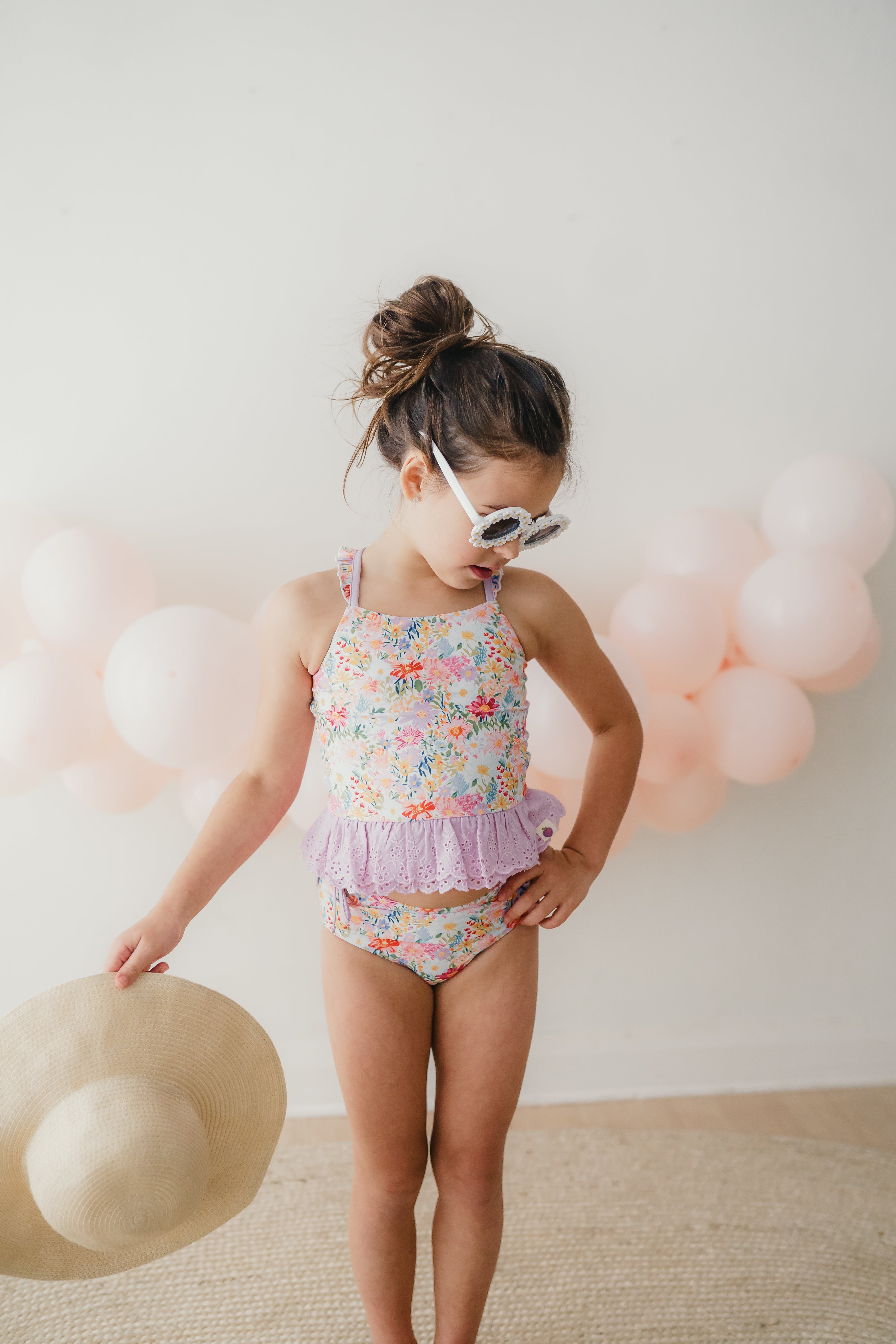 Selah Tankini Swimsuit - Wildflower Waltz
