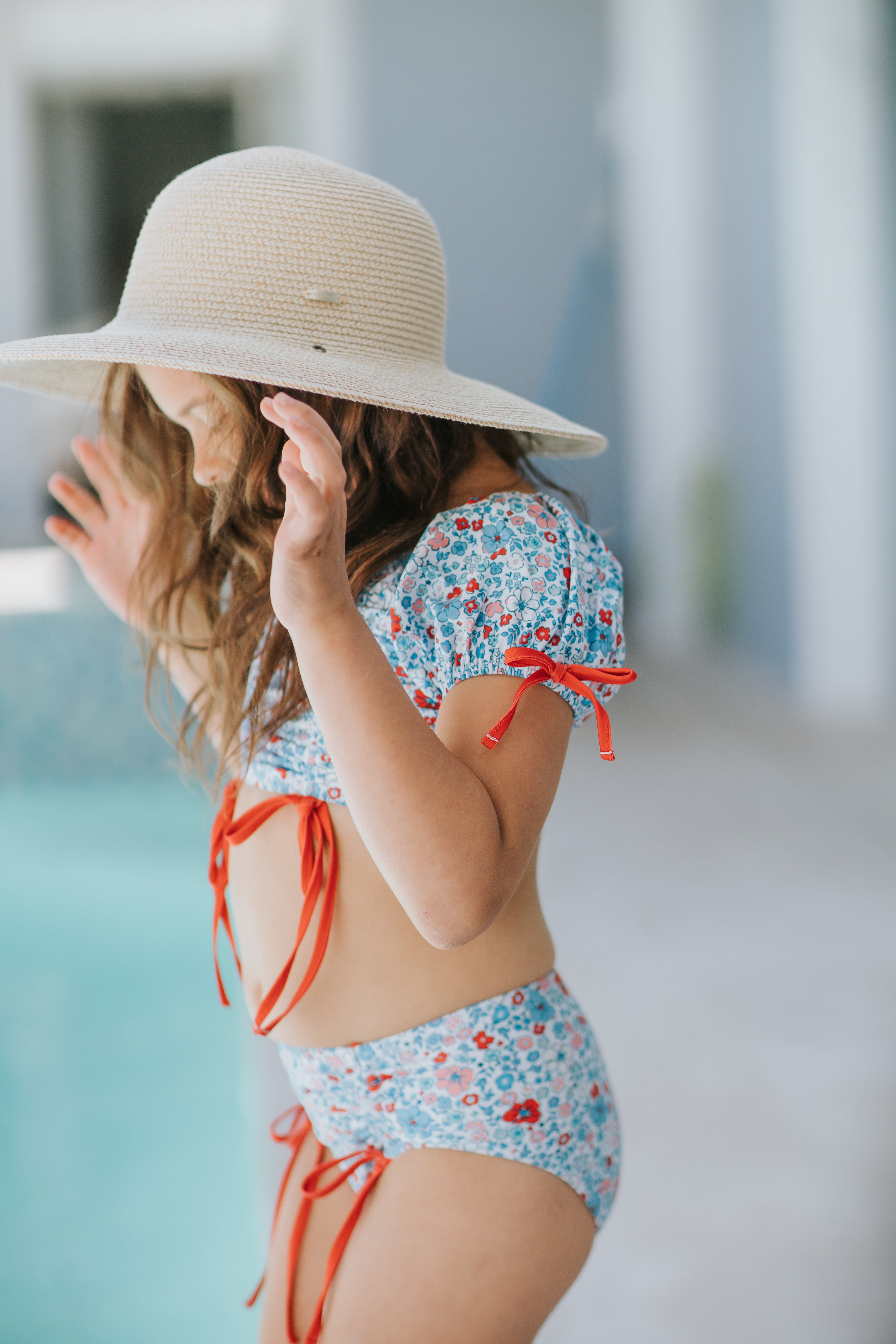 Olivia Swimsuit - American Blossom