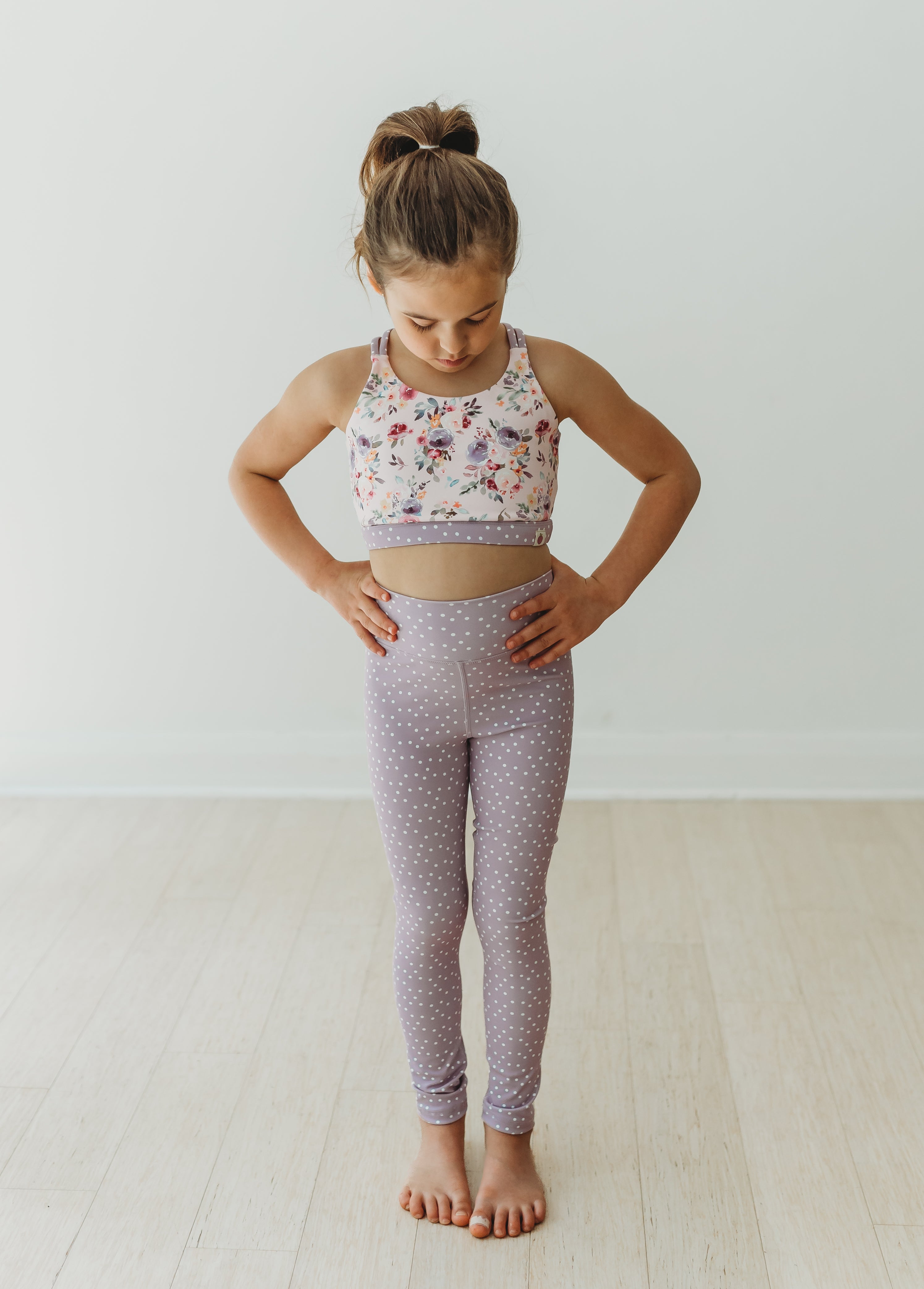 Active Crop Top - Violet Breeze (Runs Small)