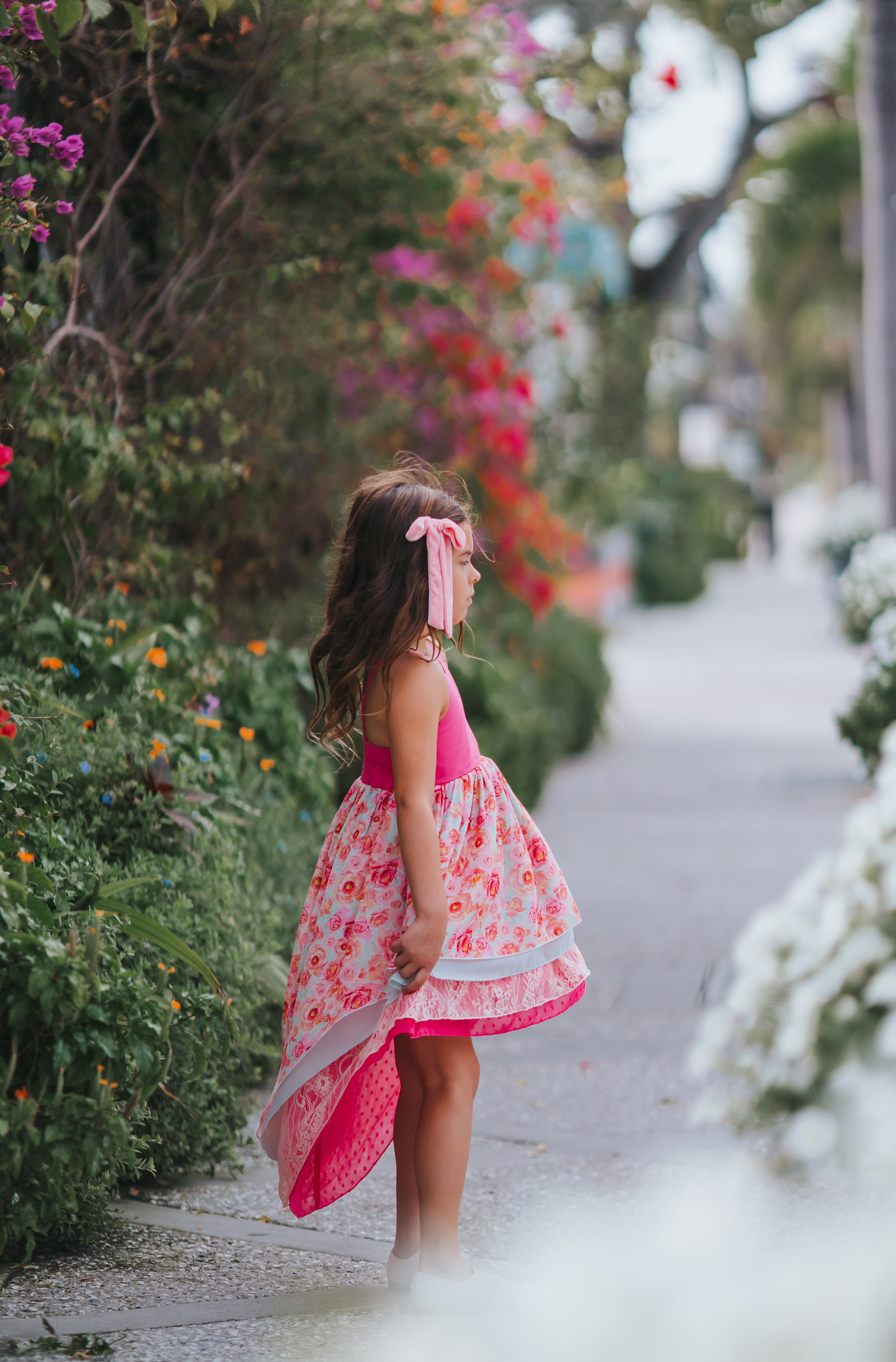 Zoe High-Low Dress - Pink Lemonade