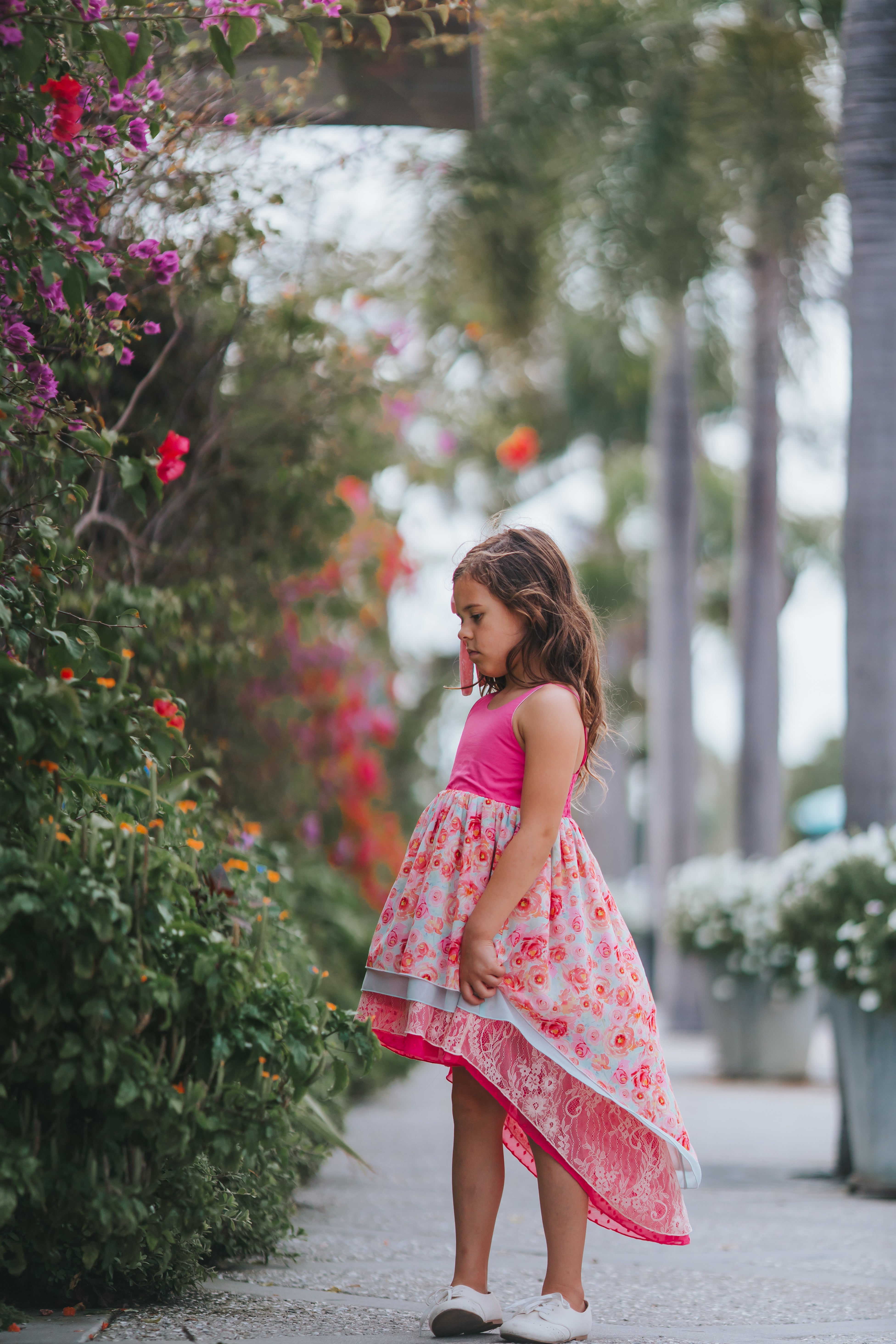 Zoe High-Low Dress - Pink Lemonade