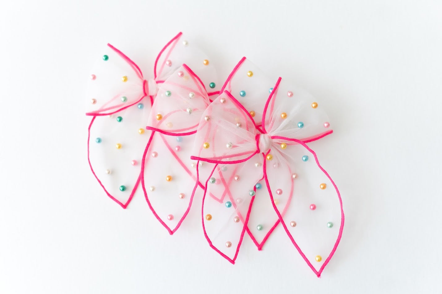 Mesh Shaker Bow - Pearl Perfection