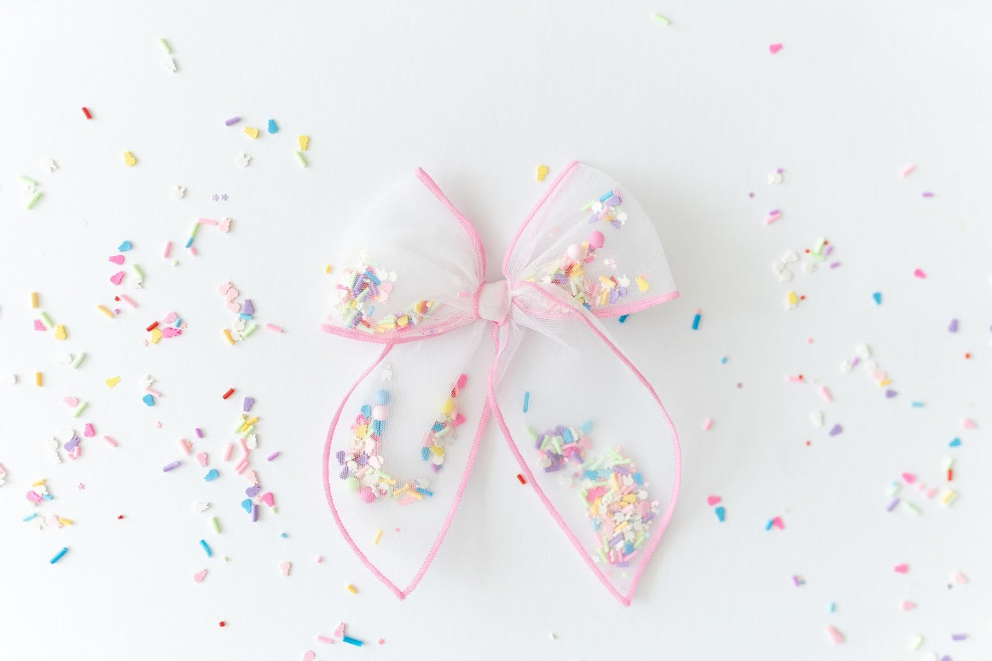 Mesh Shaker Bow - Easter Parade