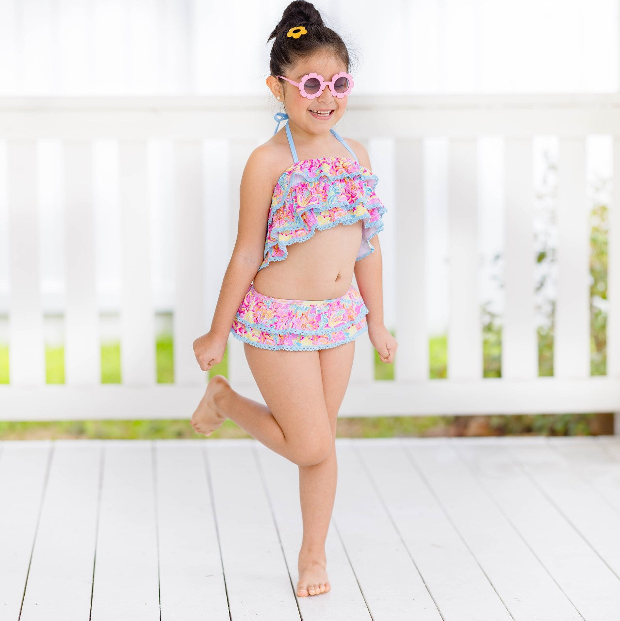 Frankie Swimsuit - Hula Pink