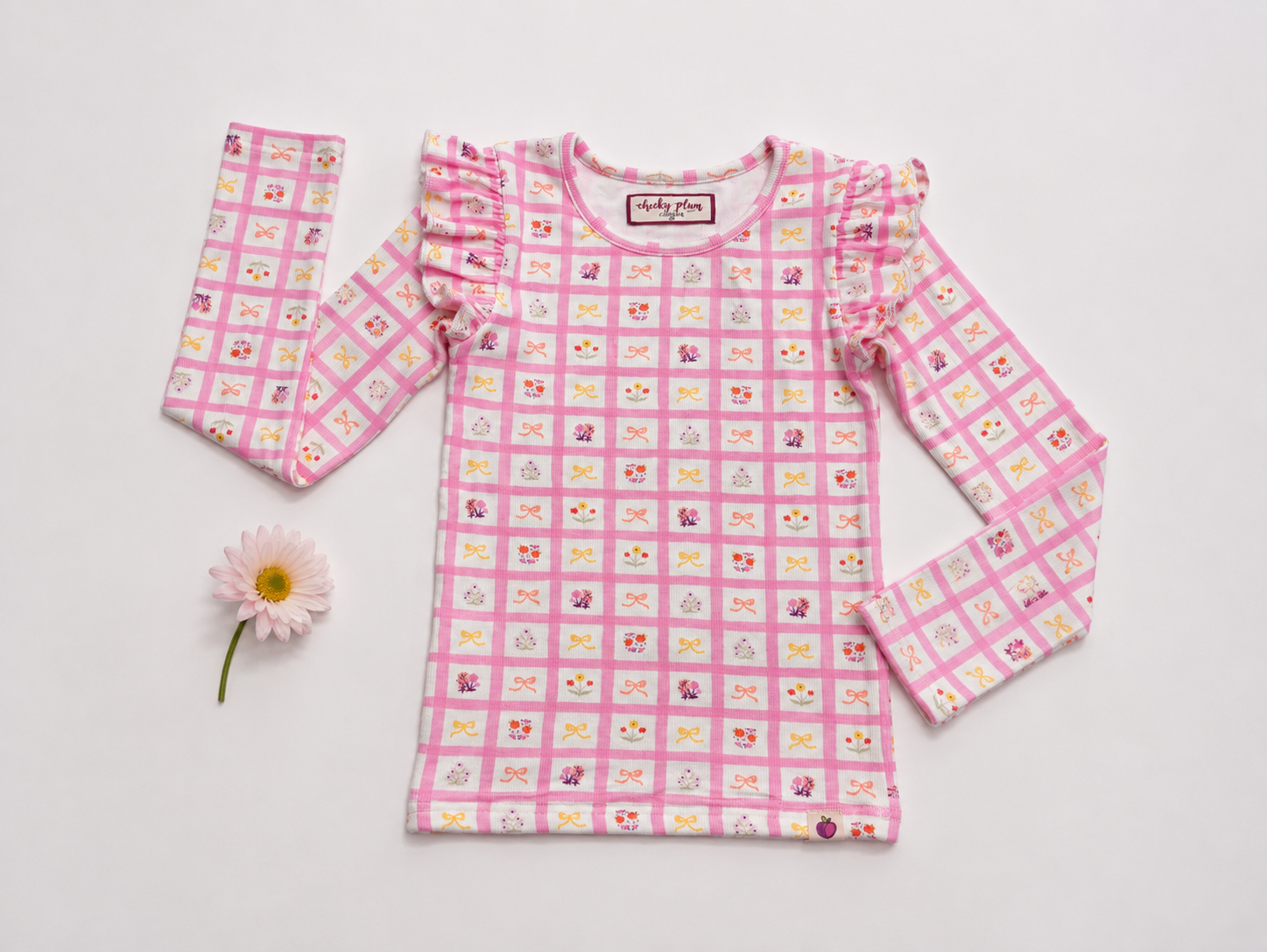 Ribbed Top - Sugarplum Garden