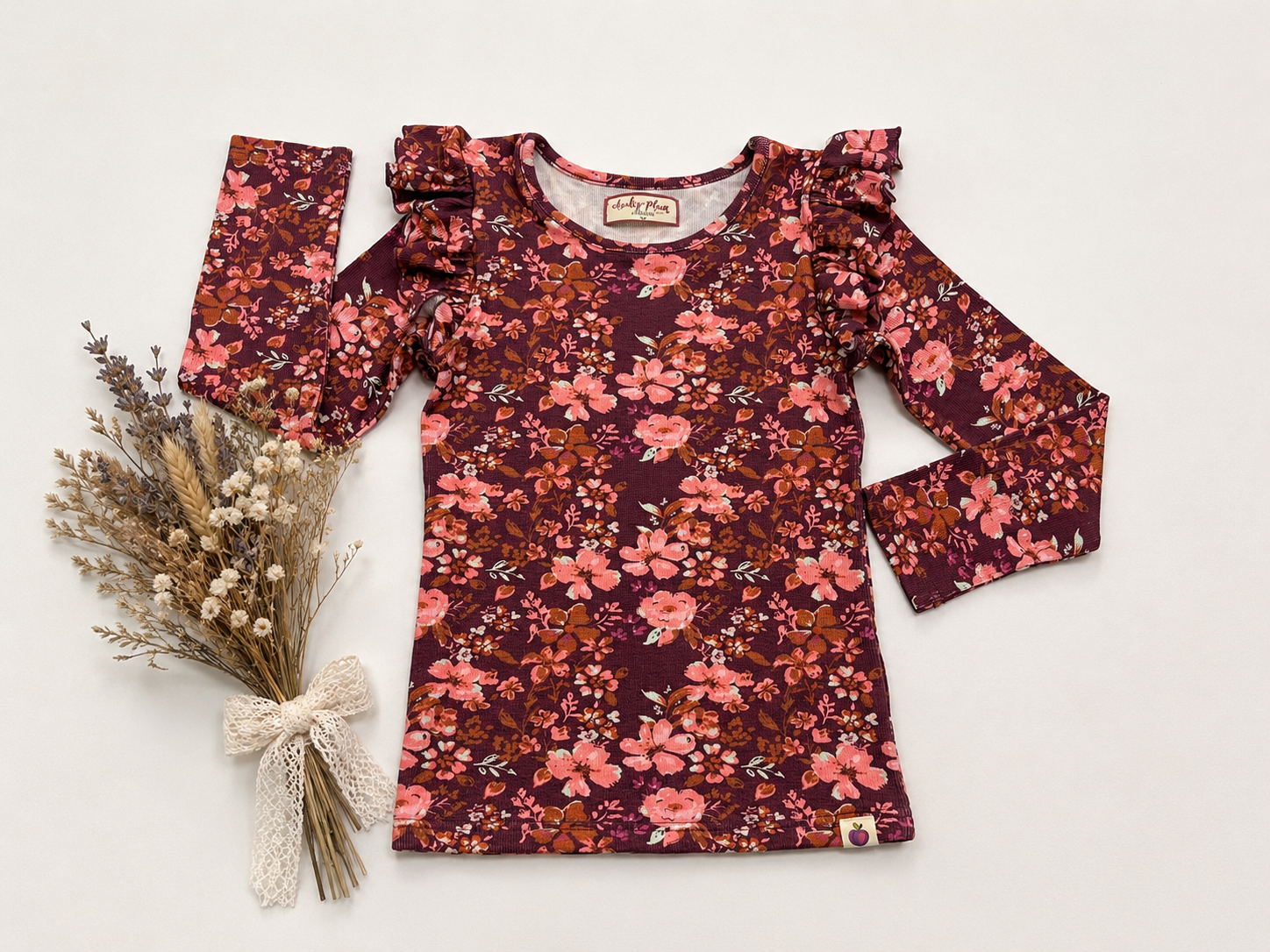 Ribbed Top - Floral Sonata (Pre-Order)