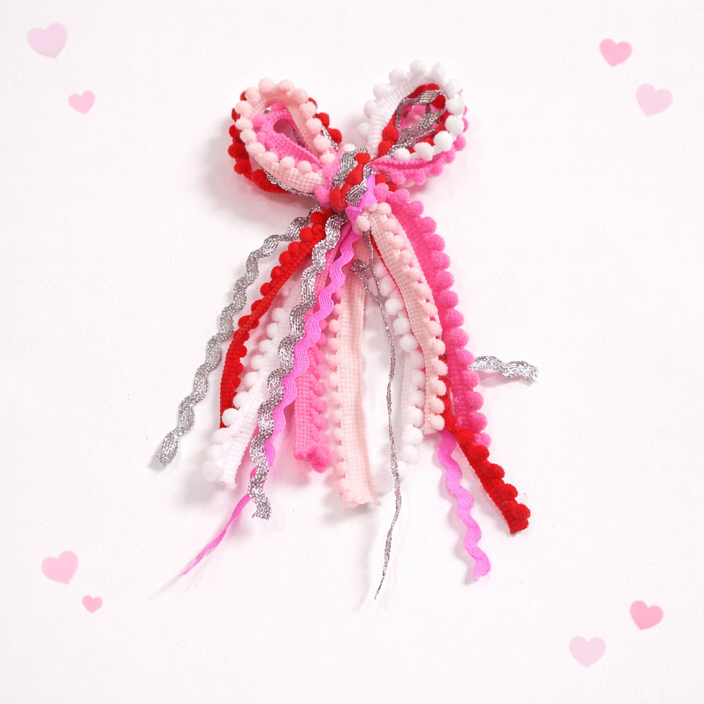 Textured Hair Bow - Crazy Cute