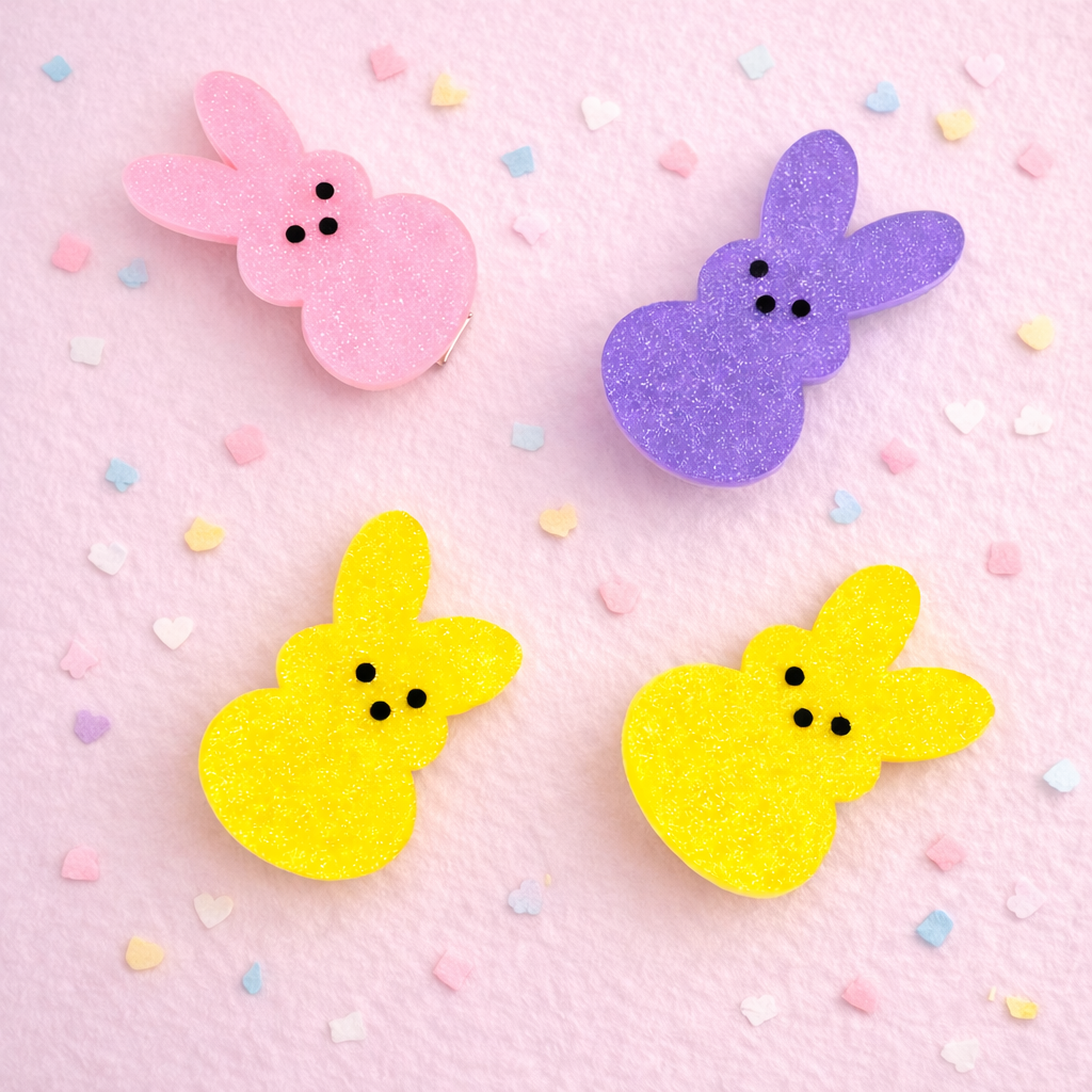 Pretty Peeps Hair Clip Set