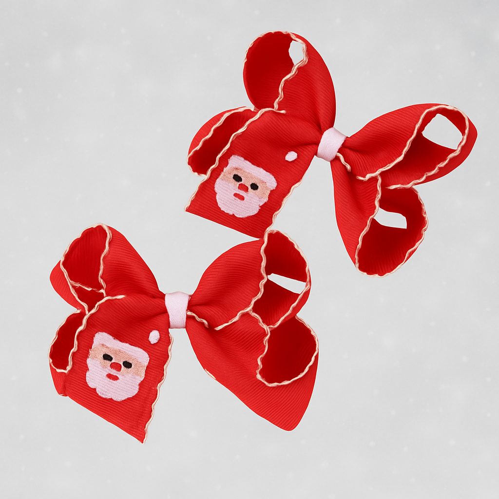 Ho Ho Ho! Hair Bow Set