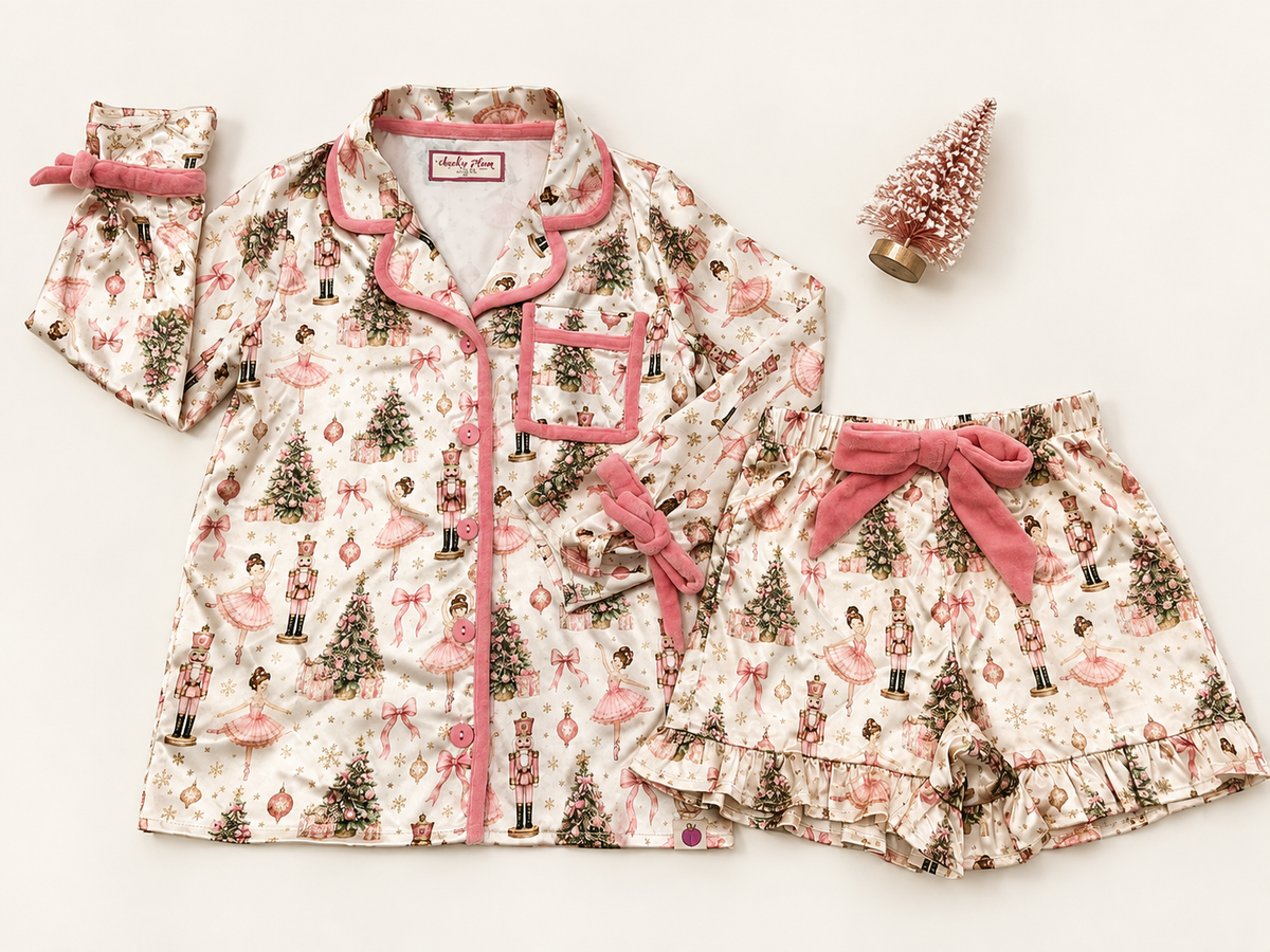 Satin Loungewear Set - Enchanted Nutcracker (Pre-Order ships early November)