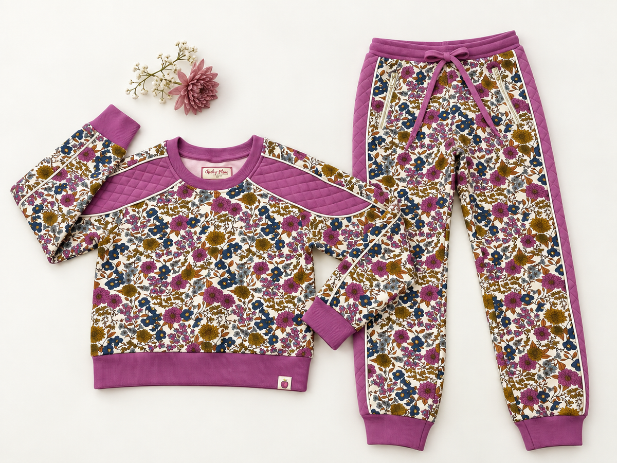 Jogger Set- Violet Fields (Pre-Order)