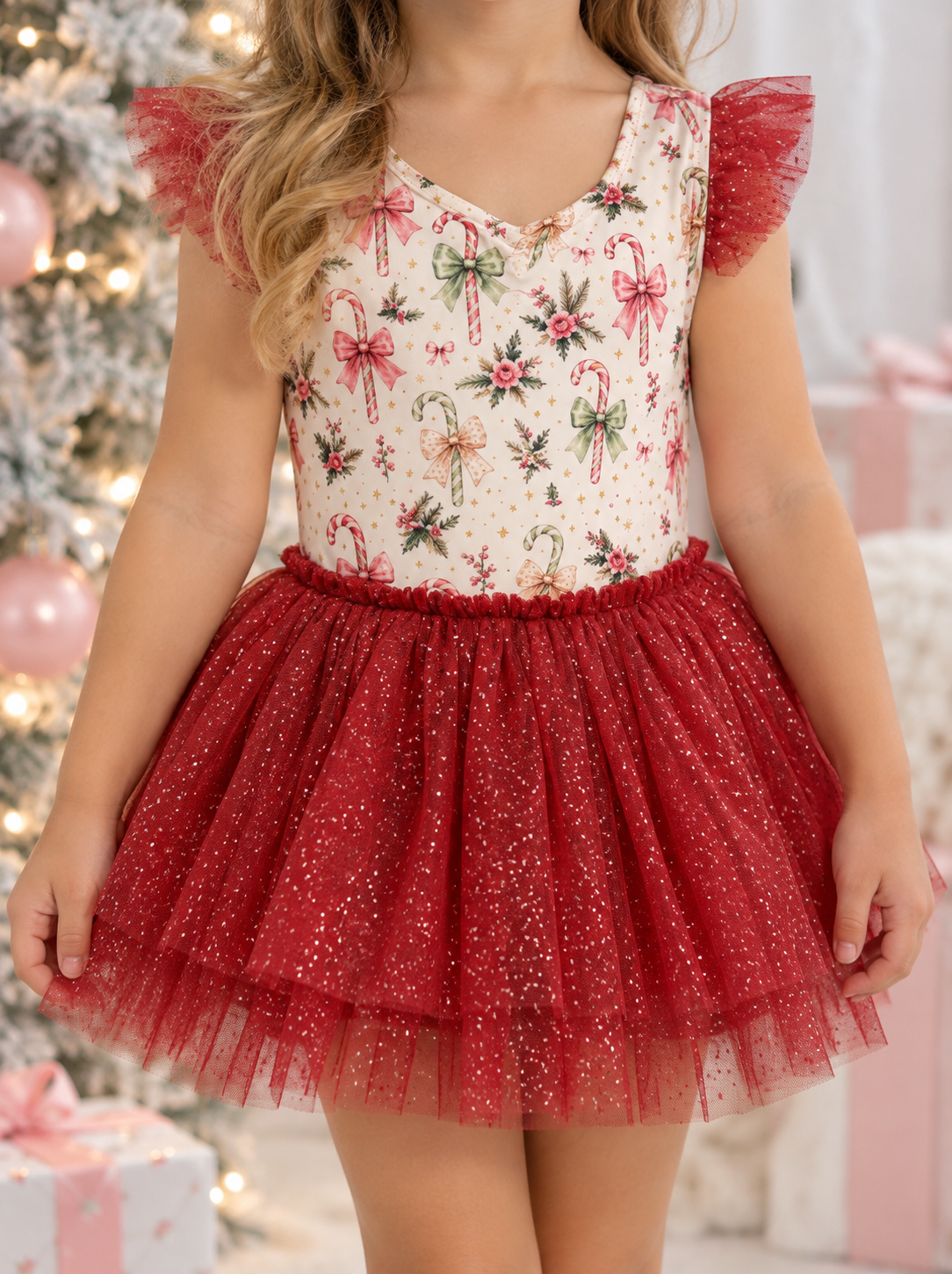 Shimmer Leotard - Peppermint Promenade (Pre-Order ships early November)