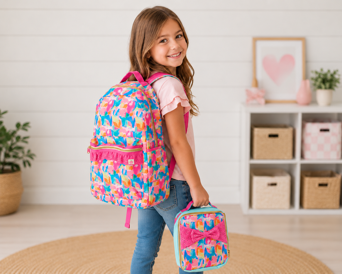 Bree Backpack - Rainbow Sherbert Splash