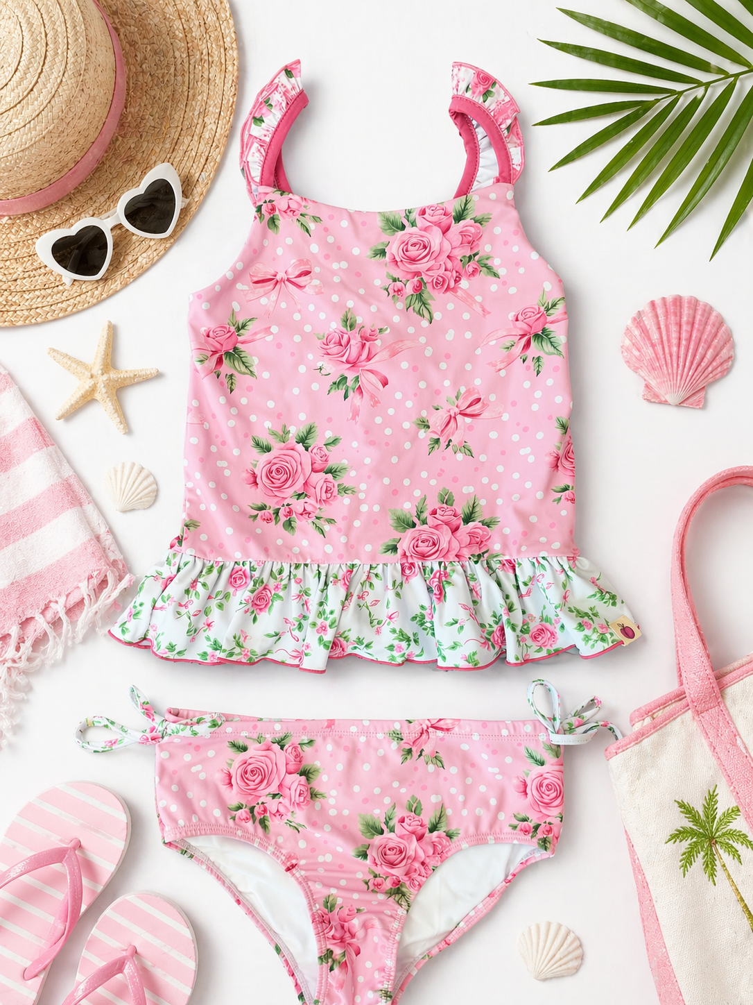 Selah Tankini Swimsuit - Shabby Rose (Pre-Order)