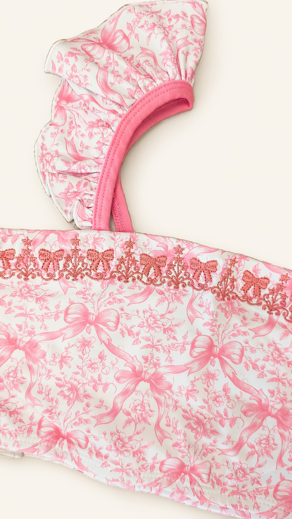 Hazel Embroidered Swimsuit - Heirloom Rose (Pre-Order)