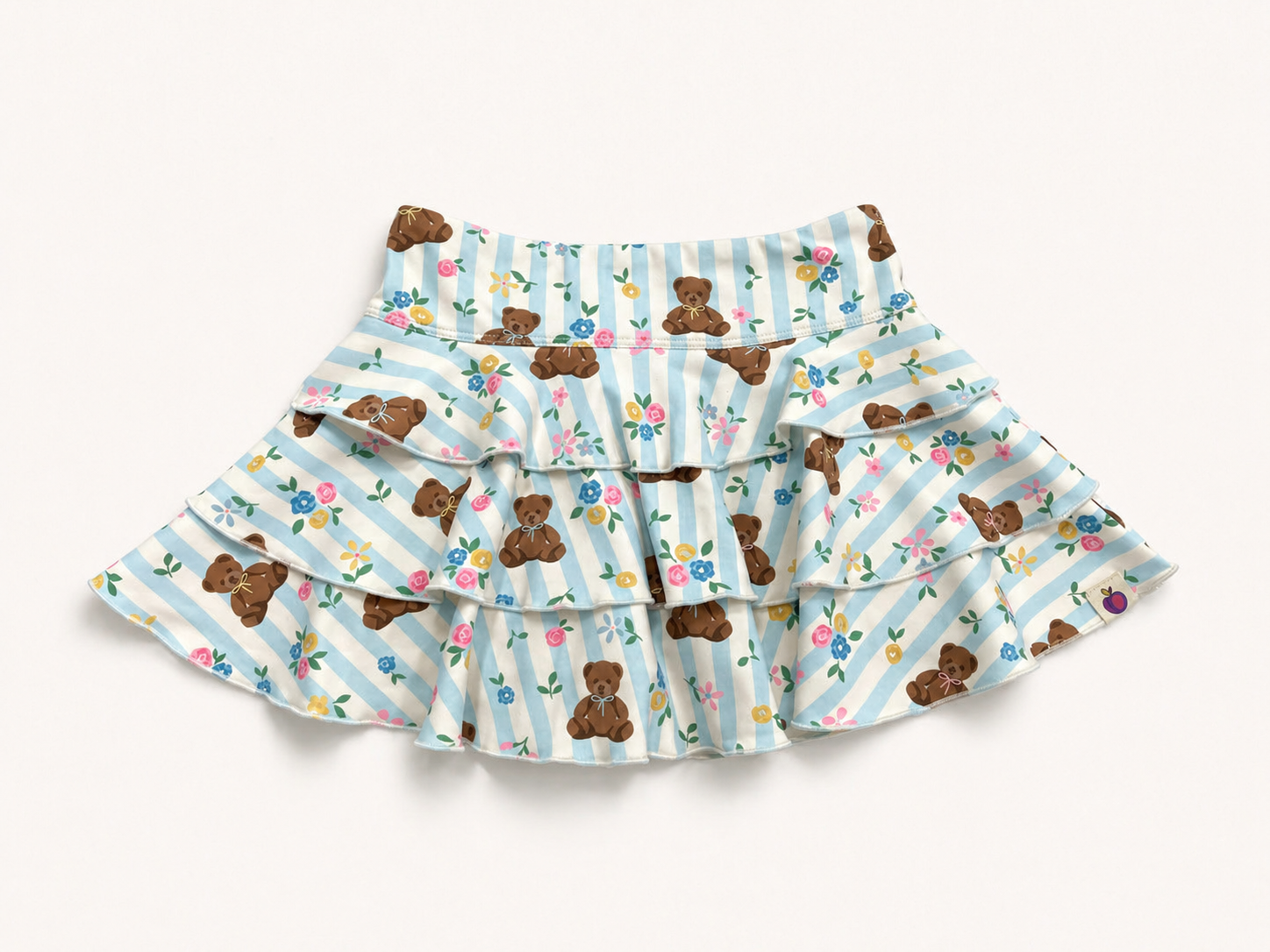 Active Skirt - Teddy's Garden Party (Pre-order)