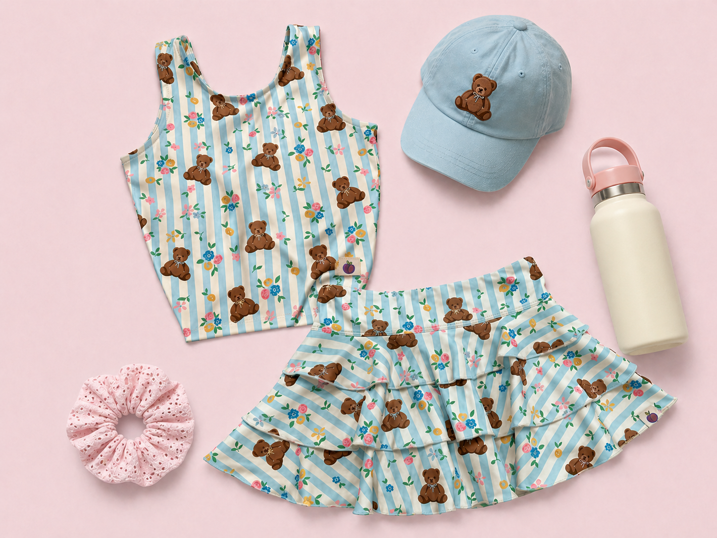 Active Tank - Teddy's Garden Party (Pre-order)