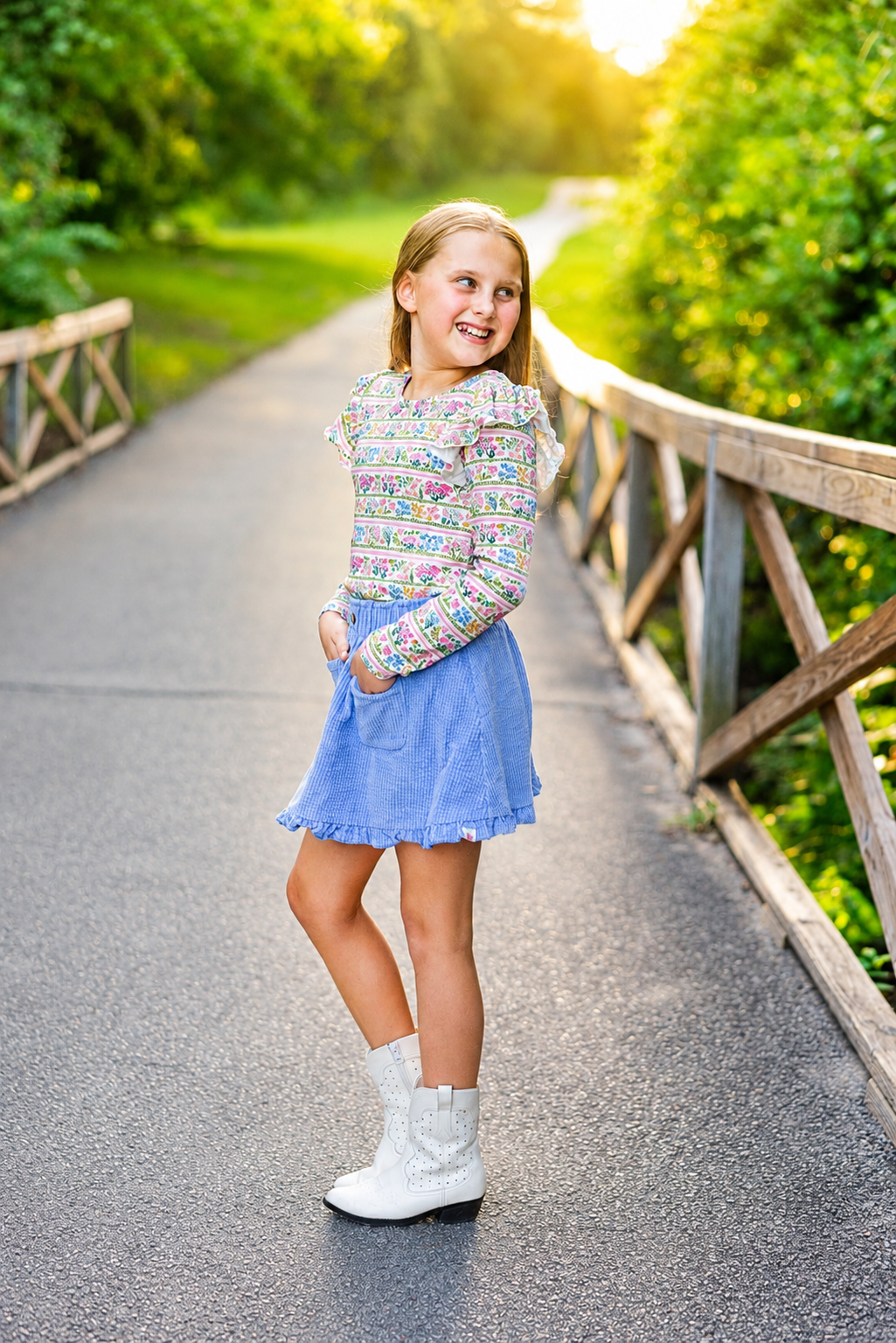Vienna Corduroy Skirt - Botanical Society