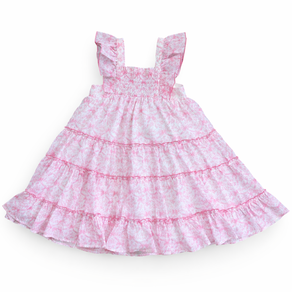 Brielle Shimmer Dress - Heirloom Rose
