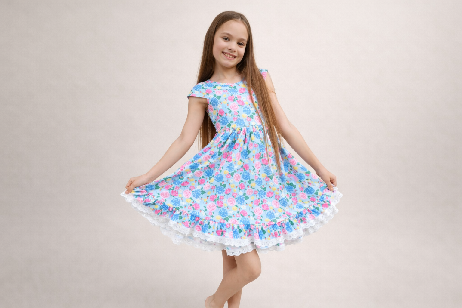 Myra Dress - Floral Fairytale