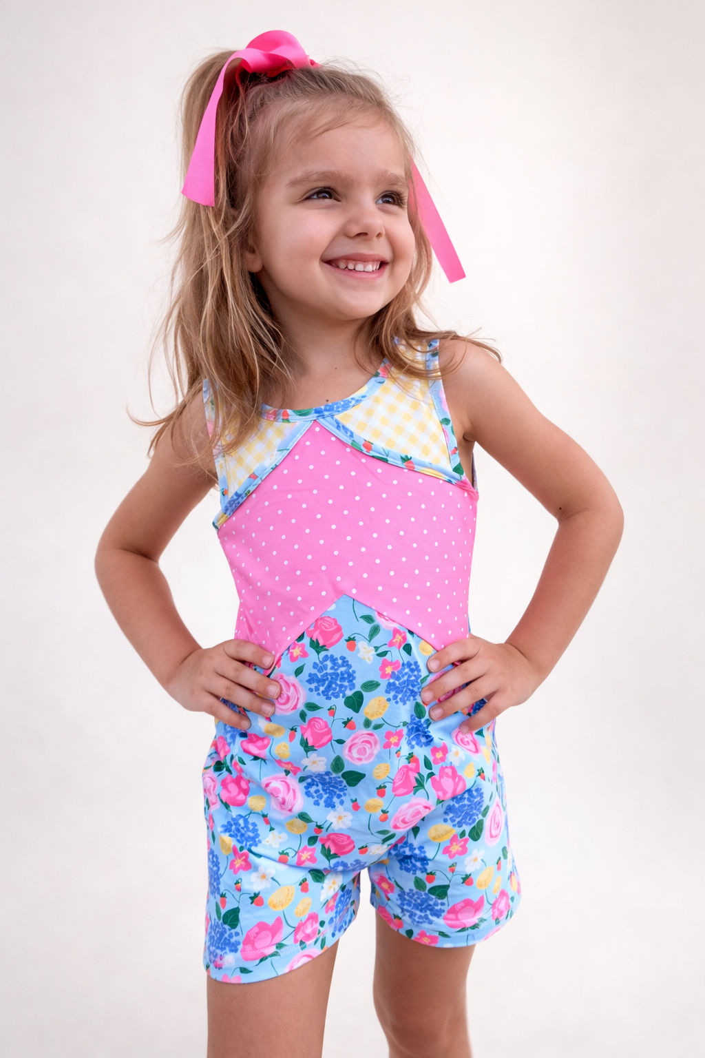 Bella Unitard - Floral Fairytale