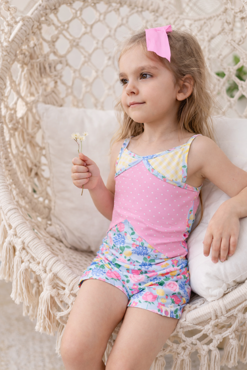 Bella Unitard - Floral Fairytale