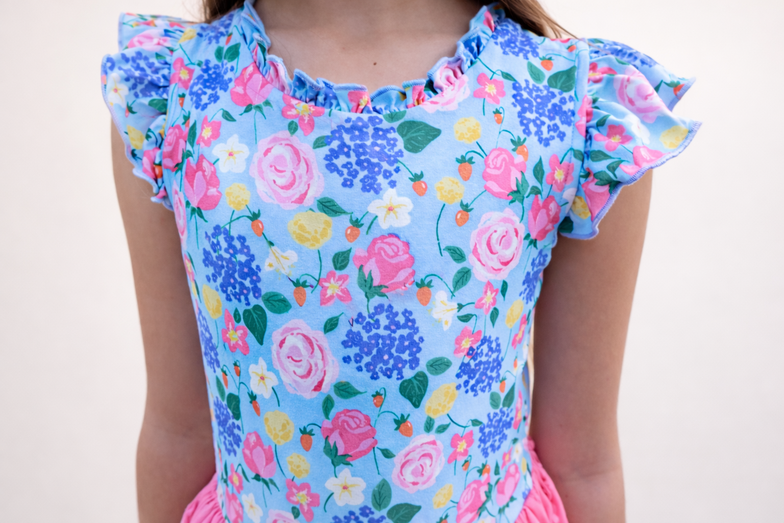 Farrah Leotard - Floral Fairytale