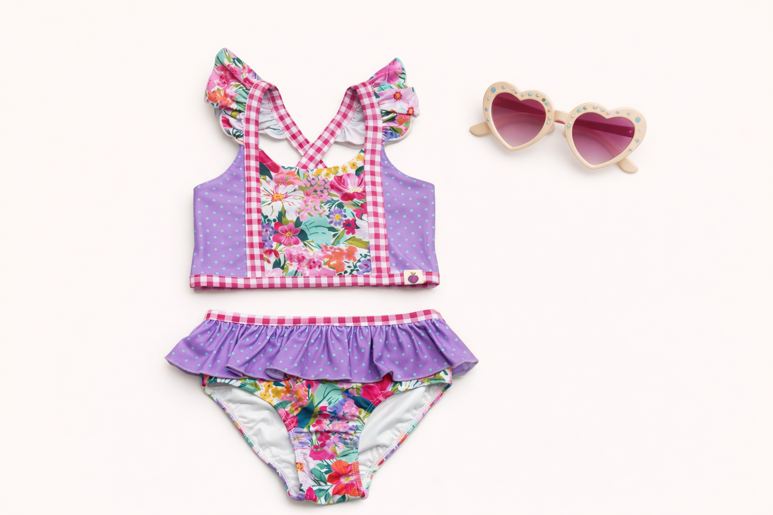 Nora Swimsuit - Berry Blossom Bash
