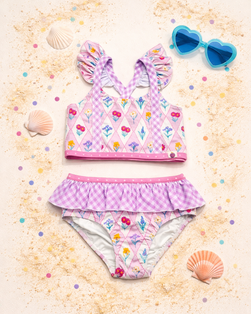 Nora Swimsuit - Petunia Patch (Pre-Order)