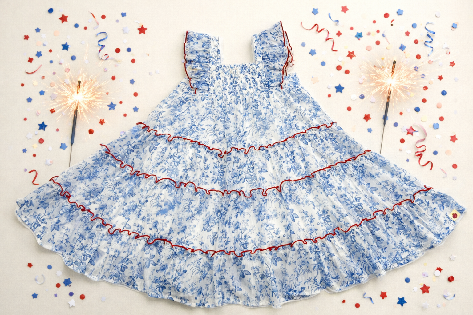 Brielle Dress - American Bluebell