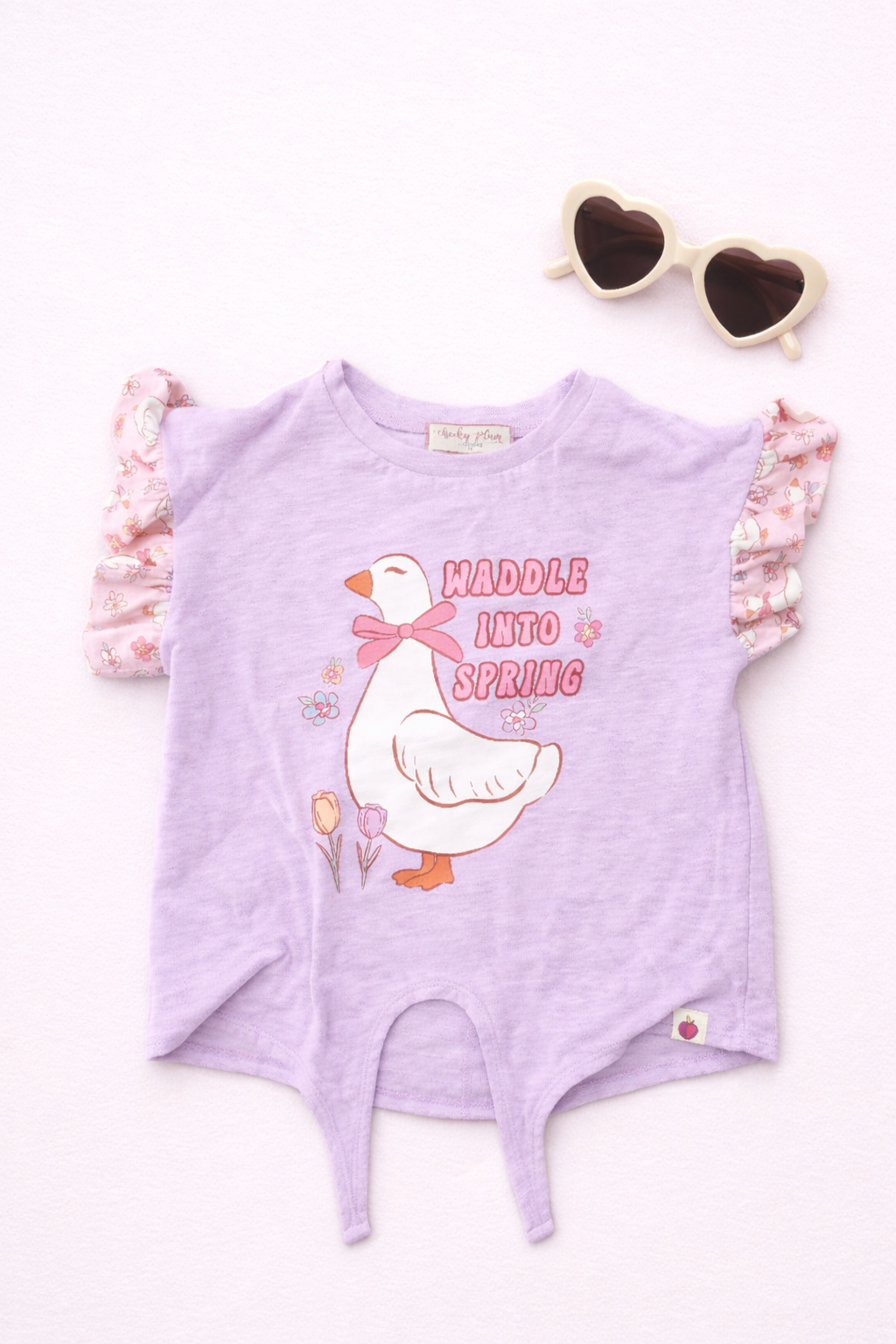 Tie Top - Waddle Into Spring (Pre-Order)