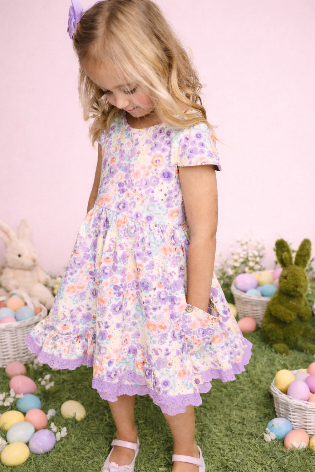 Myra Knit Dress - Whispering Garden