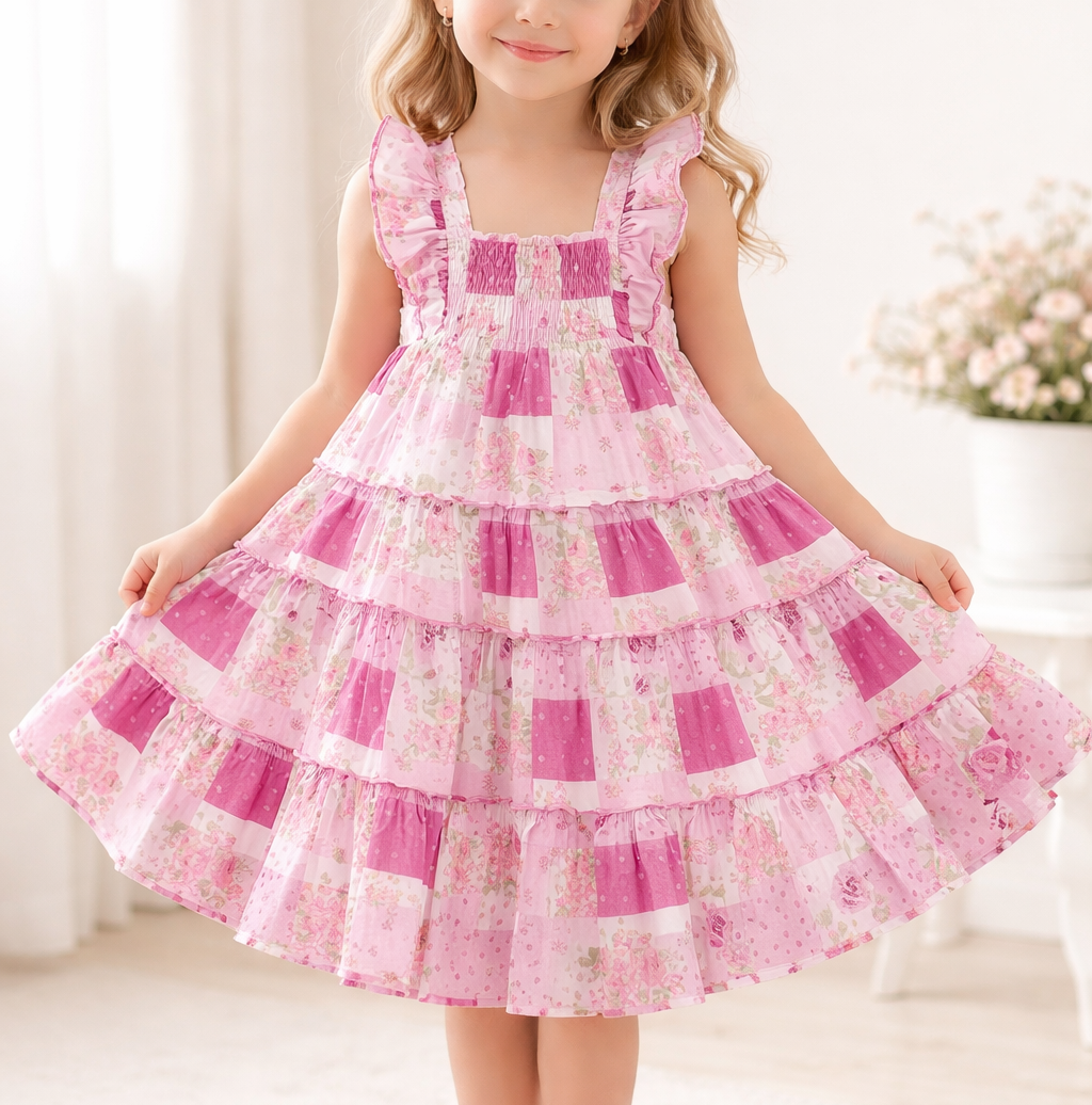 Brielle Shimmer Dress - Sweetheart Patch