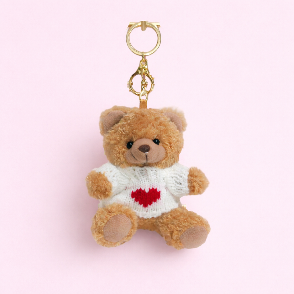 Teddy Bear Keychain – Cheeky Plum