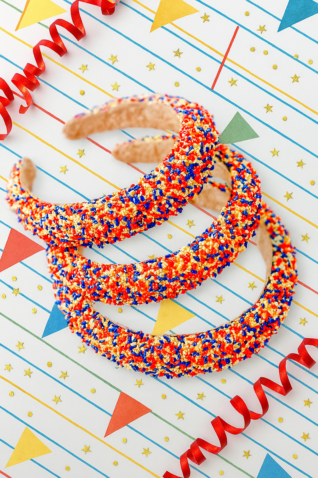 Beaded Headband - Primary Sprinkles