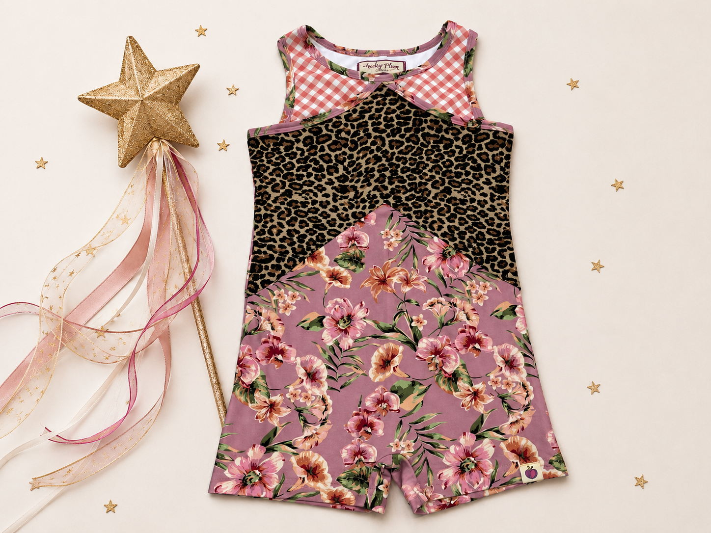 Bella Unitard - Wild Rosette