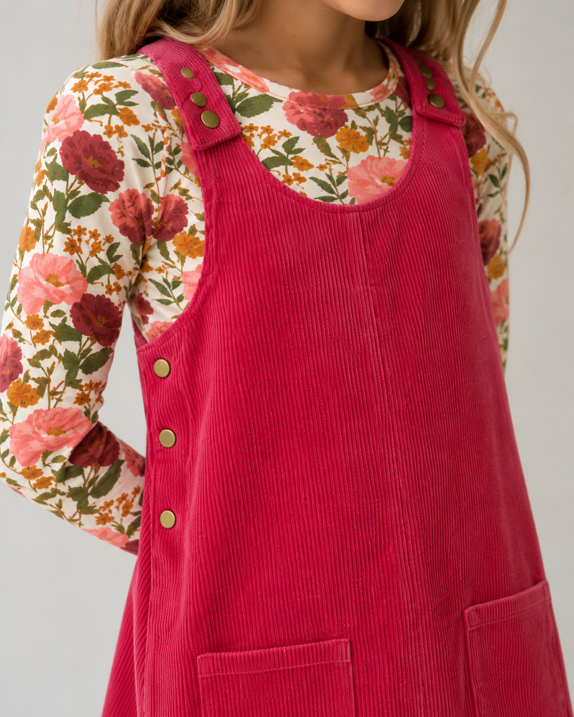 Parker Corduroy Jumper Set - Blushwood