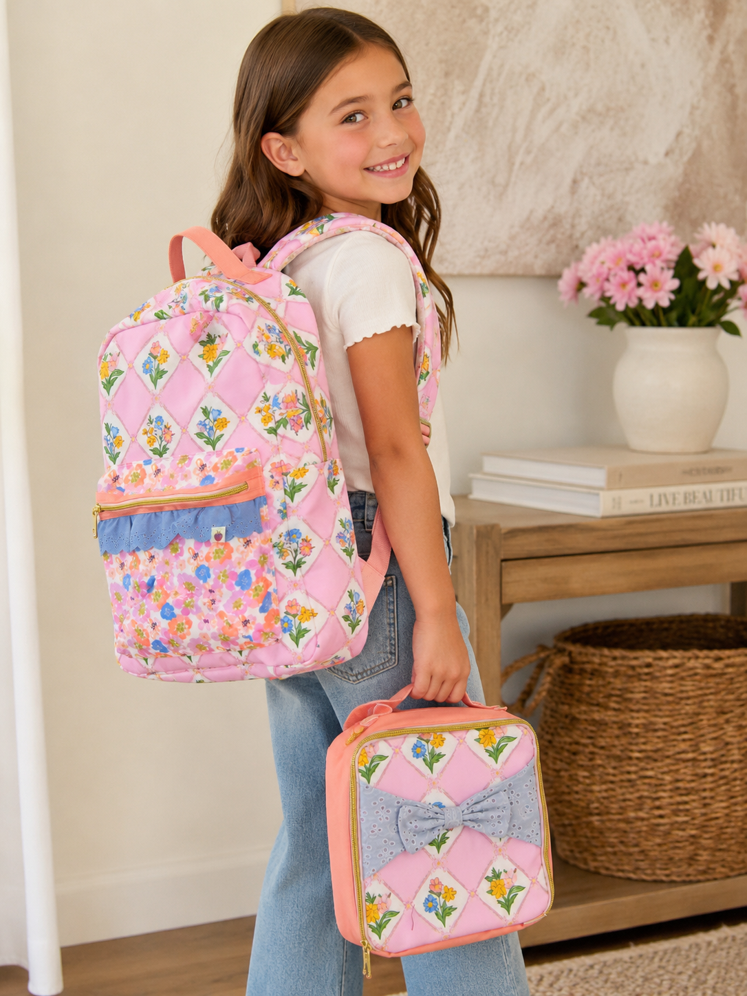 Bree Backpack - Garden Trellis