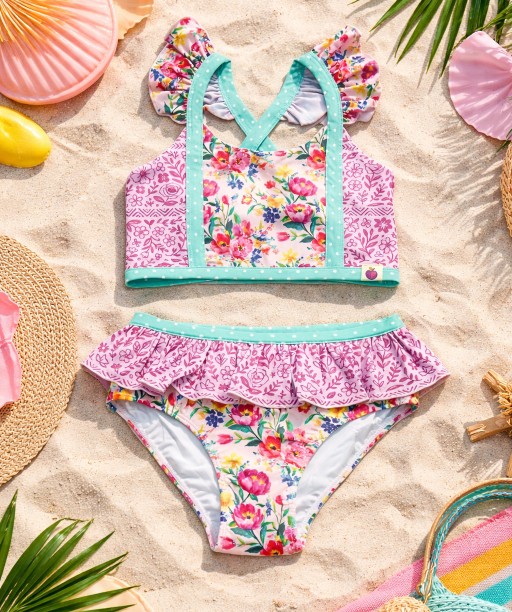 Nora Swimsuit - Fairy Mint (Pre-Order)