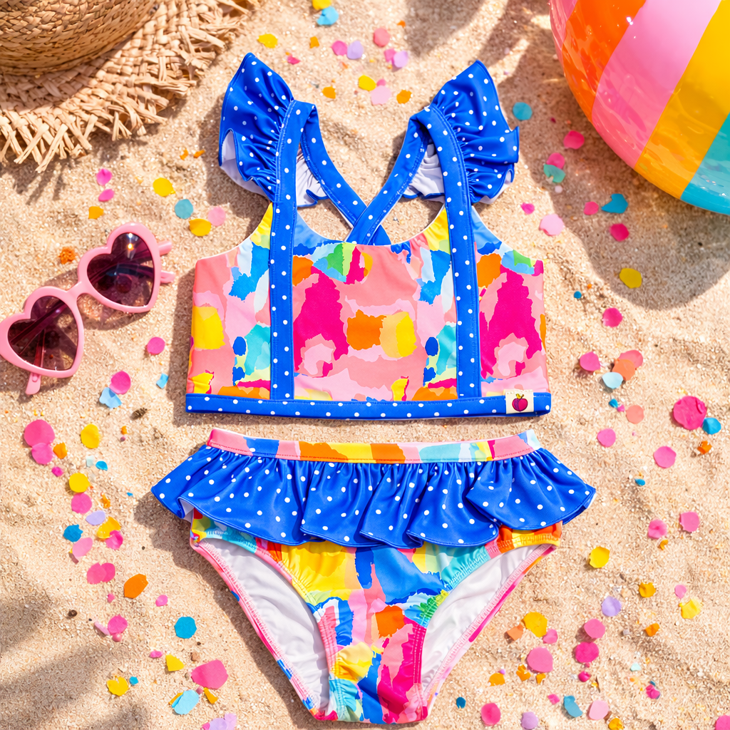 Nora Swimsuit - Rainbow Sherbet Splash (Pre-Order)