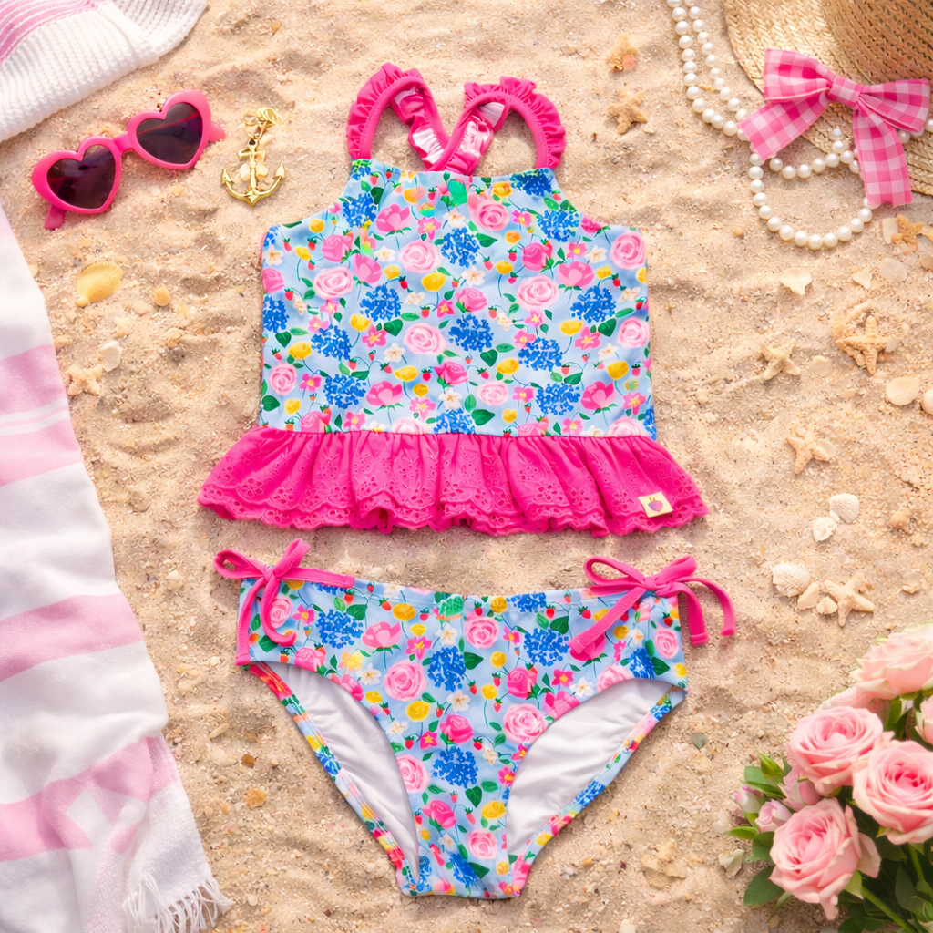 Selah Tankini Swimsuit - Blossom Breeze