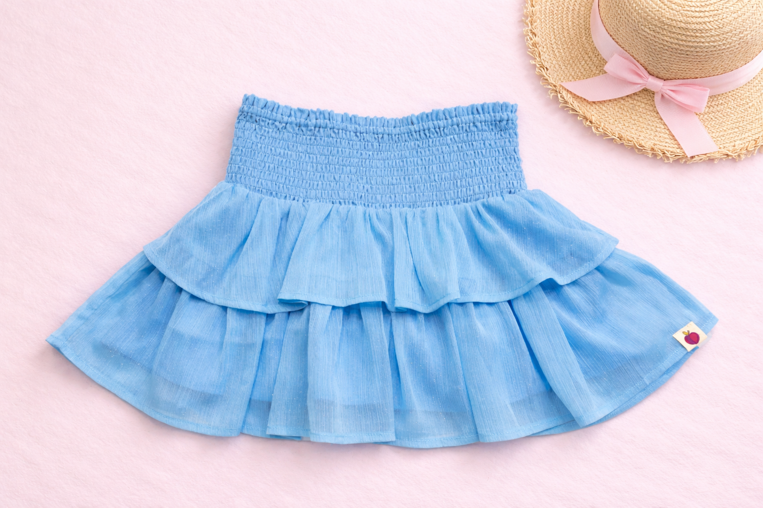 Blair Skirt - Blue Porcelain